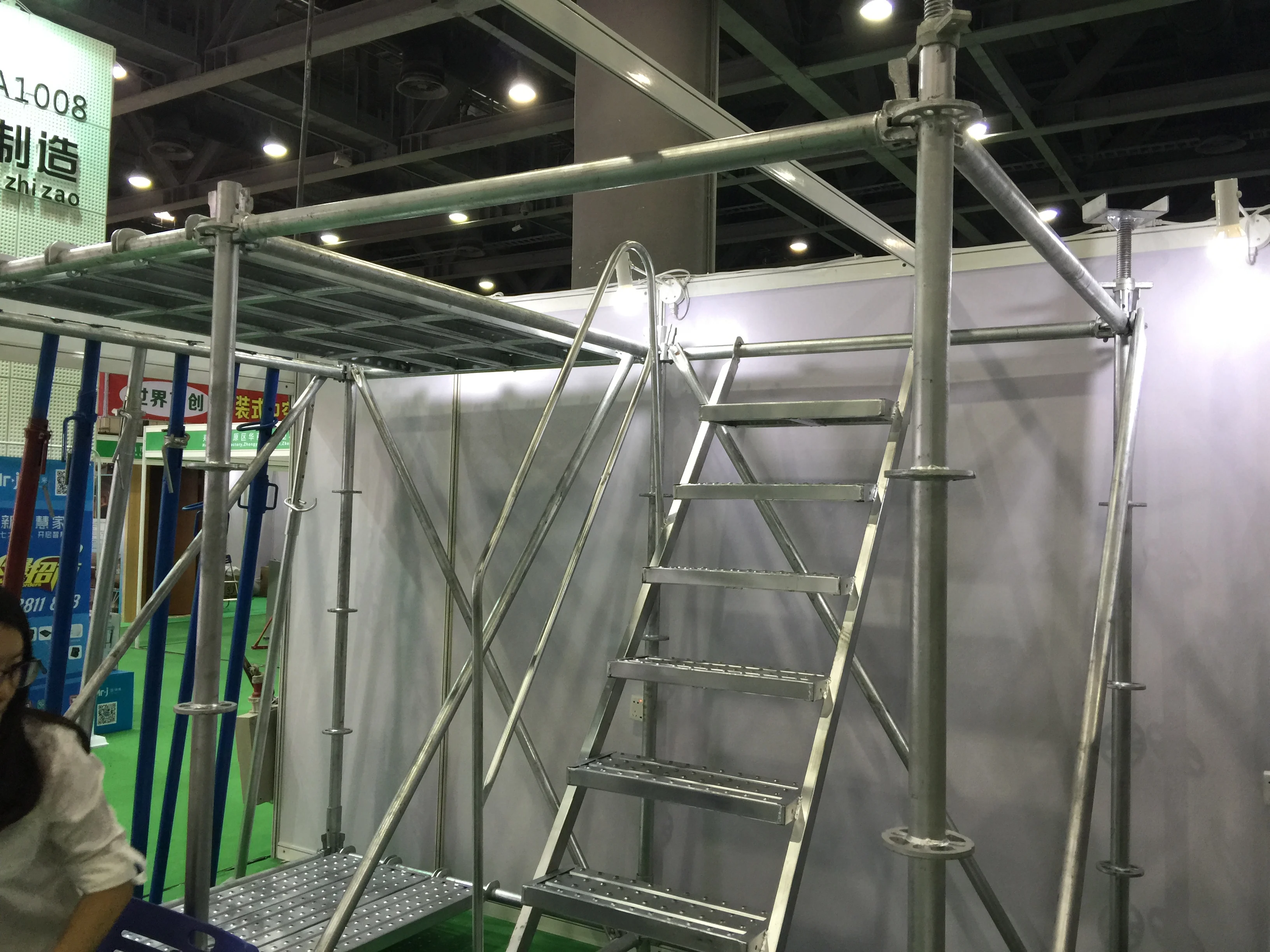 1/6 Safe Working Platform Steel Ringlock Scaffolding For Construction