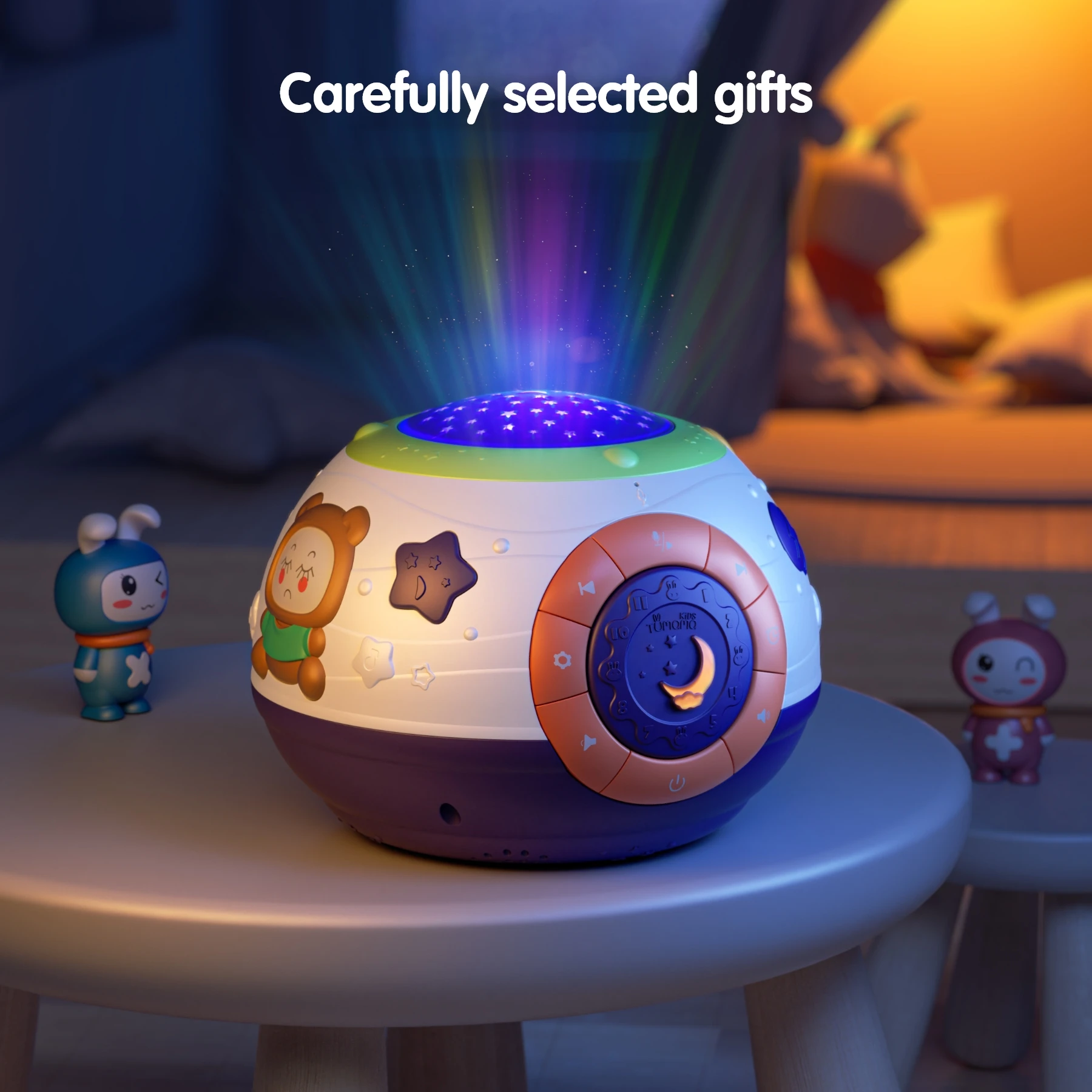 Tumama Kids Sleep Sounds Machine Toys Starry Sky Projection Baby Night Lights Nature Noise and Lullaby Musical Maker for Infant