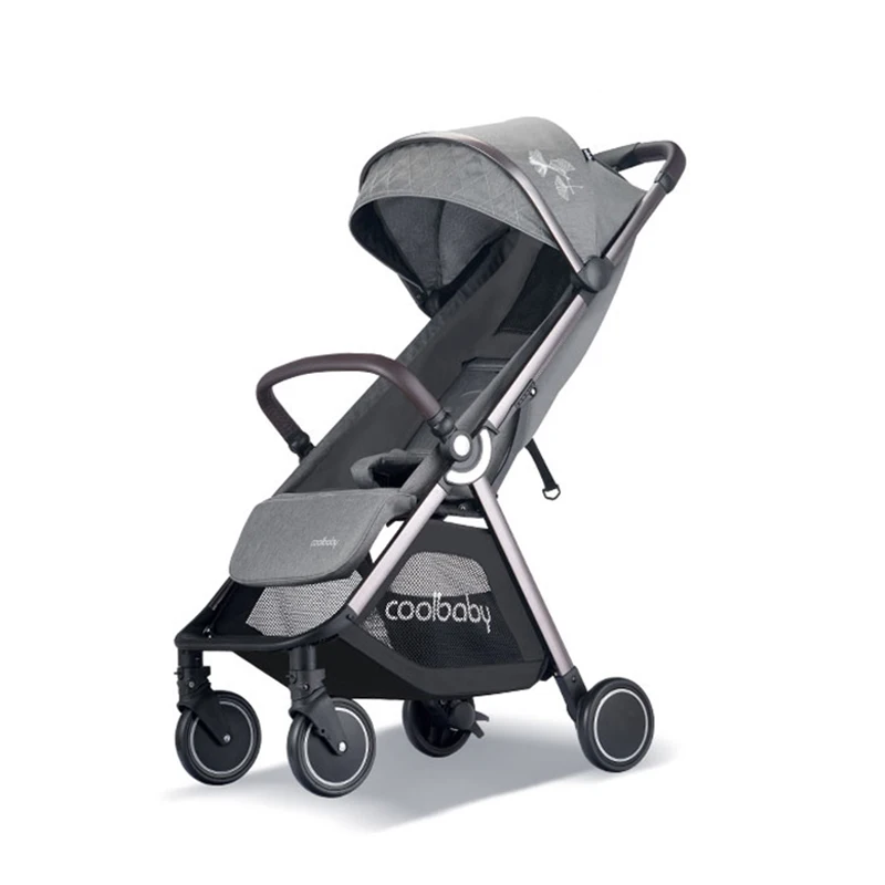 Лидер продаж в Европе, детская коляска Amazon, складная Коляска серого цвета
