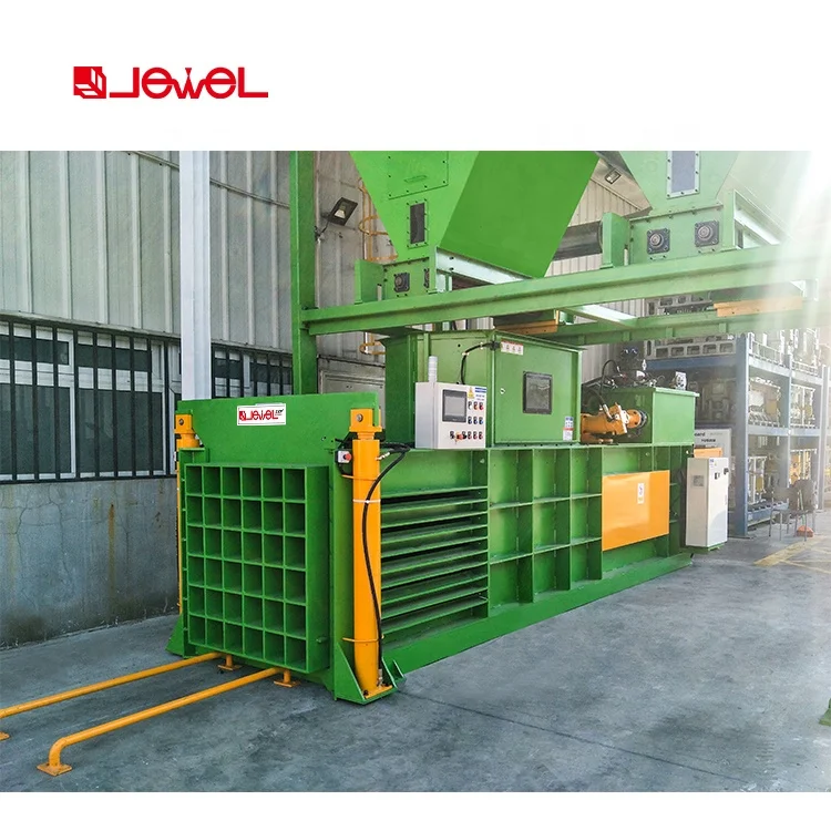 2022 JEWEL Hot sale horizontal cardboard baler/used cotton baler machine/Wiping rags packing machinery