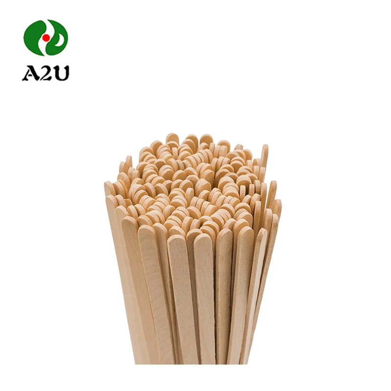 Chinese Factory Wholesale Natural Birch Wooden  Coffee Stirrer Sticks Cheap