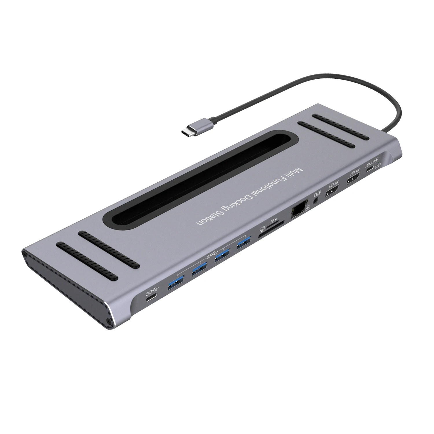 Onten Usb C концентратор 12 в 1 USB док-станция 4k лучший тип c