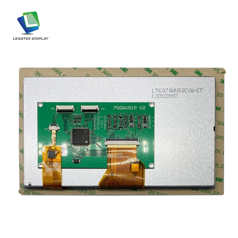 7 inch ips custom touch screen display modules 800*480 resolution 200 nits touch screen lcd display panel automotive lcd display