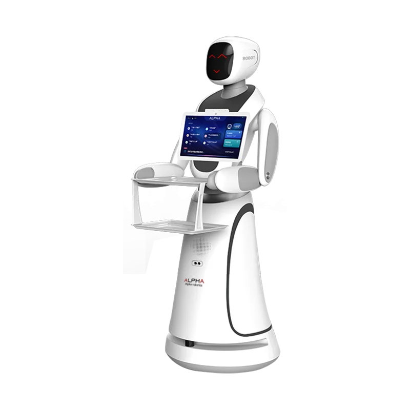 Hotel Restaurant High Quality Large Capacity Food Drink Cake Automatic Navigation Self Walking Waitress Delivery