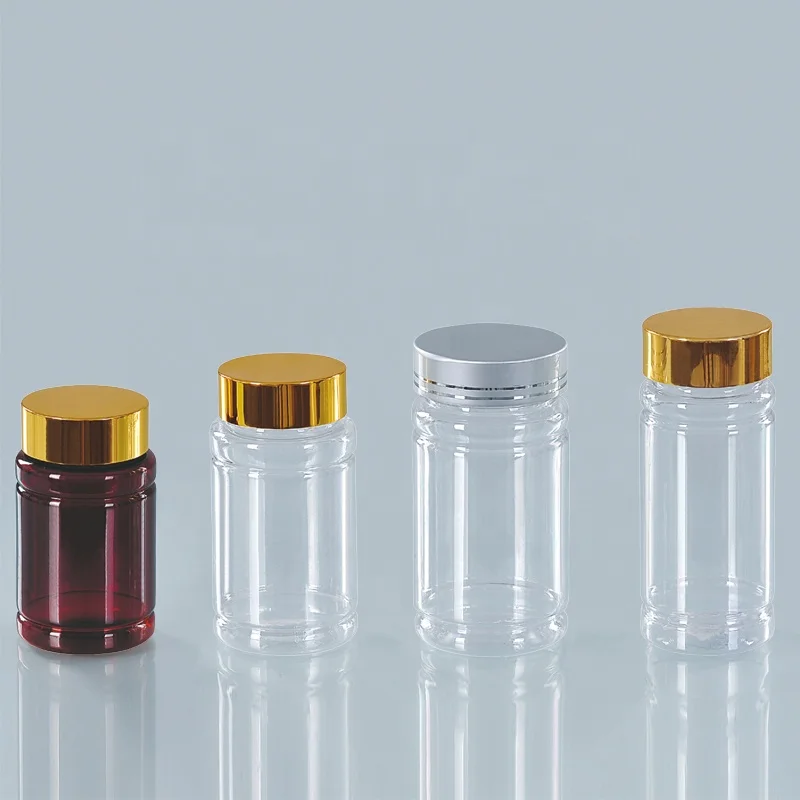 Custom Cheap Pet Capsule Container 150cc Clear Empty Supplement Vitamin Capsule Pill Plastic Bottle For Packaging