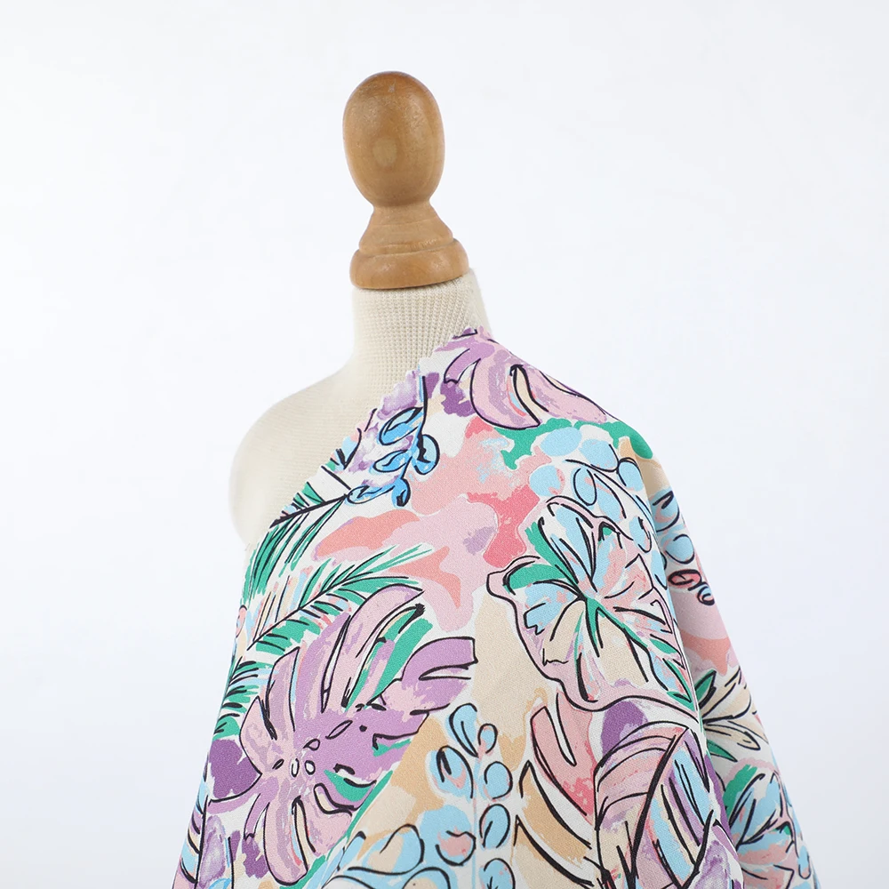 Cheap Price Guaranteed Quality custom digital printing  100% cotton plain fabric for clothing