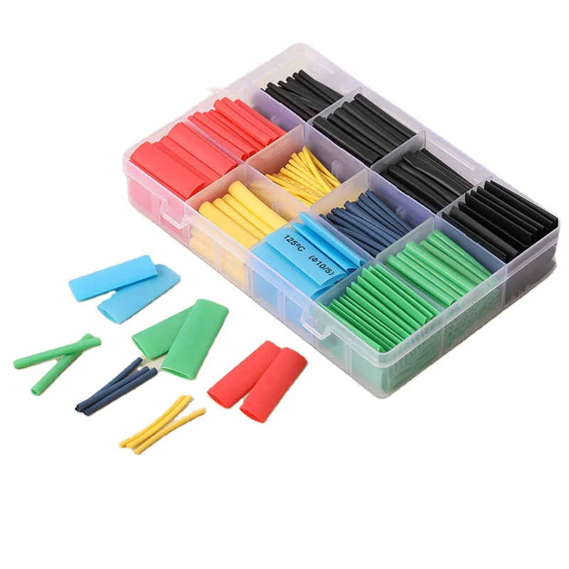 530 heat shrinking insulation 2 times shrinkage electrician sleeving tube data protection