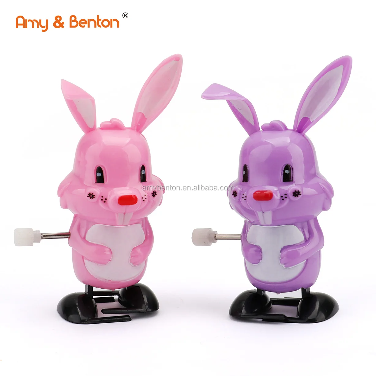 2022 Happy Easter Cute Easter bunny rabbit Wind-up Toys small wind up toys For Easter Party Decoration