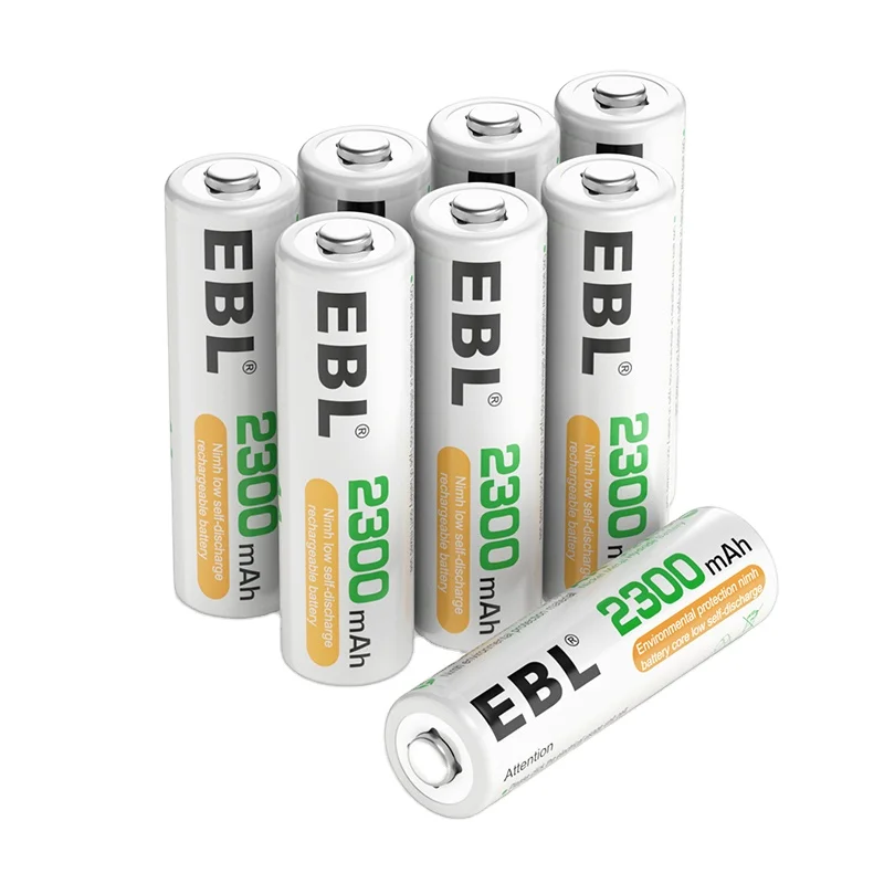 High Capacity AA Battery 2300mAh 1.2V Nimh AA Battery 1.2v Rechargeable Battery