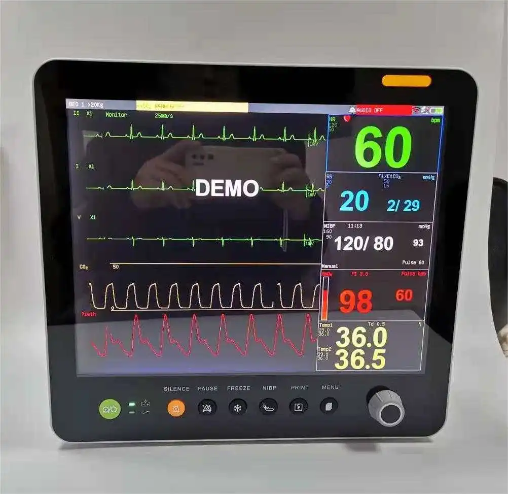 MT Medical  MTUN8000AV Touch Screen Hospital Clinic Vital Signs Monitor Medical Equipment ICU CCU Module Patient Monitor