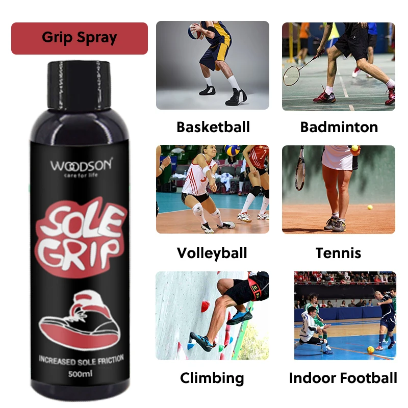 500ml Basketball Court Grip Traction Mat Liquid Glue Spray Non-sticky Sneaker Shoe Sole Grip Anti-slip Increase Performance