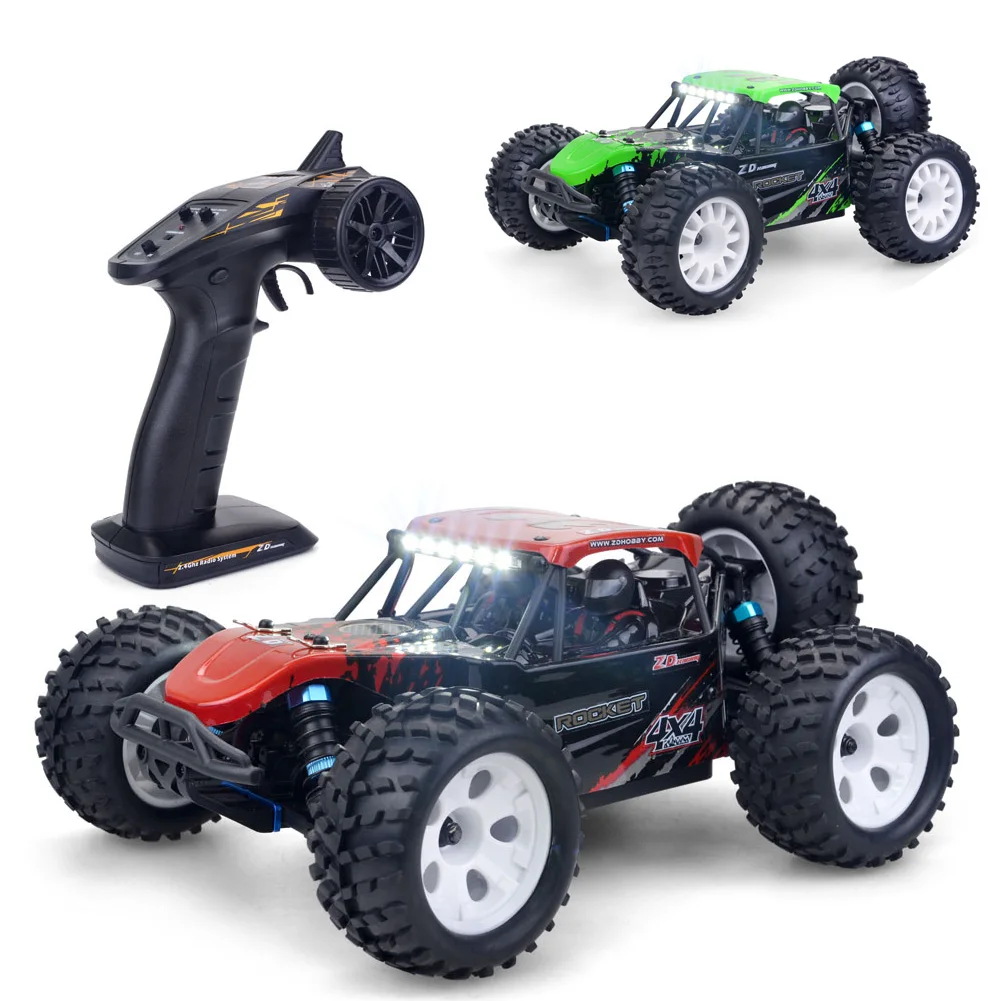 ZD Racing DTK-16 1/16 пустыни для грузовиков высокая скорость RC автомобиль 4WD бесщеточный RTR щетка пульт дистанционного управления 55км/ч 2 4 г внедорожный подарок