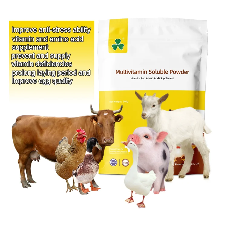 Vitamin a D3 E Veterinary Vitamin for Cattle Sheep Goats Horse Poultry Use