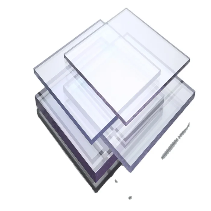 Not reflective transparent plastic PC panel