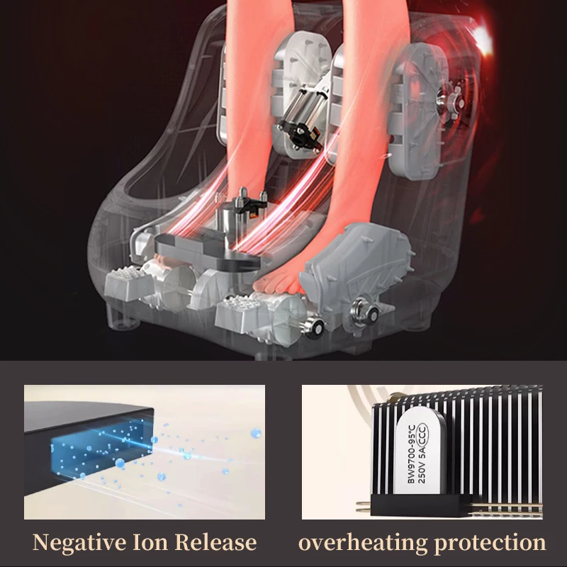 OEM Electric Foot Massager Healthy Body Care Shiatsu Air Foot Massager Vibrating Foot Leg Massager