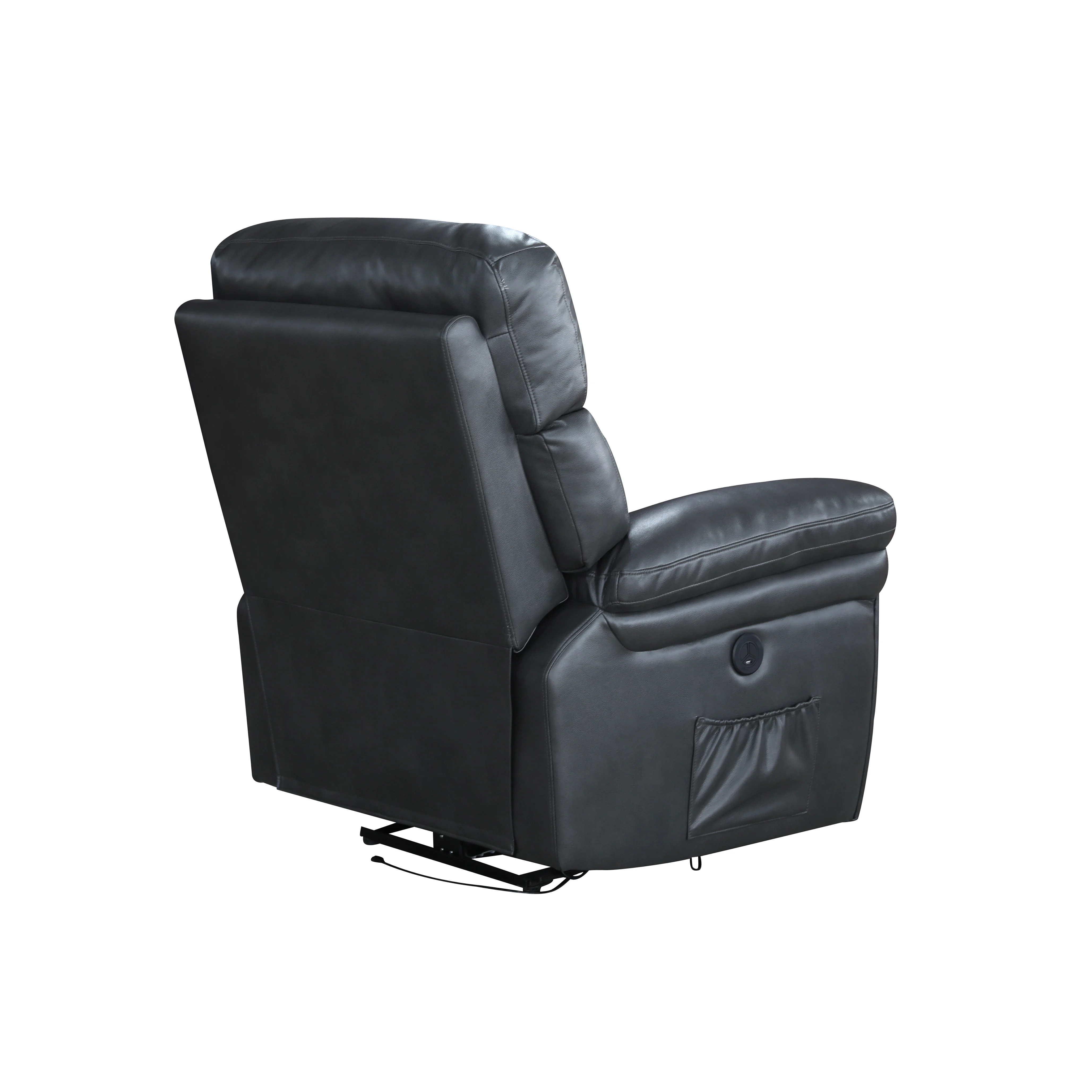MEIMIN Manual Recliner Sofa Chair Reclinable With Massage And Heat Function For Living Room Air Leather Reclining sofa