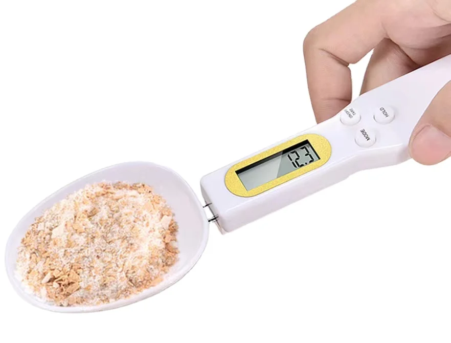 TC-15 Digital Kitchen Spoon Scale 500g with 0.1g Accuracy Measures Spoon Weights