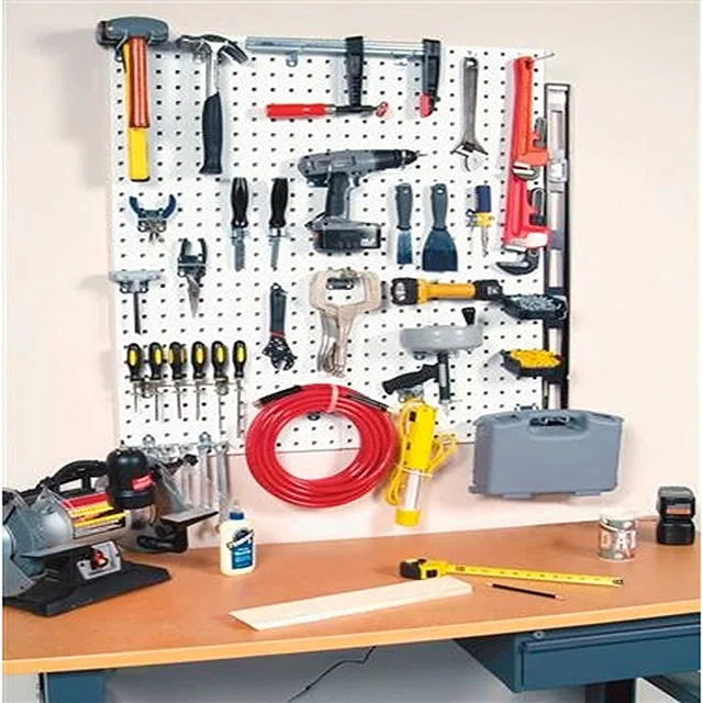 Custom Size Steel Panel Tool Metal Decorative Pegboard Display Stand