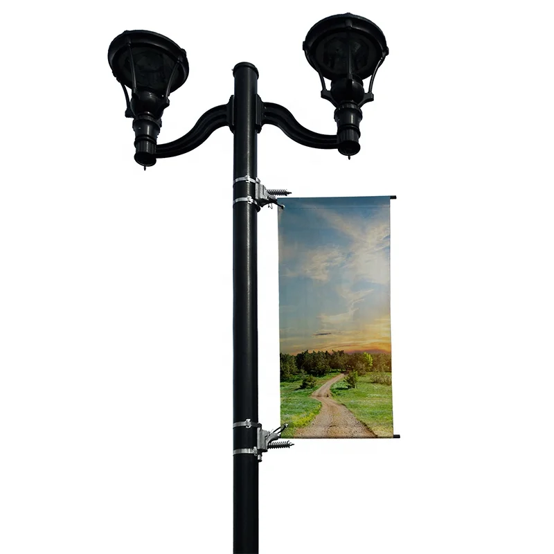 Iron Street Light Pole Advertising Flag Fixing Hardware