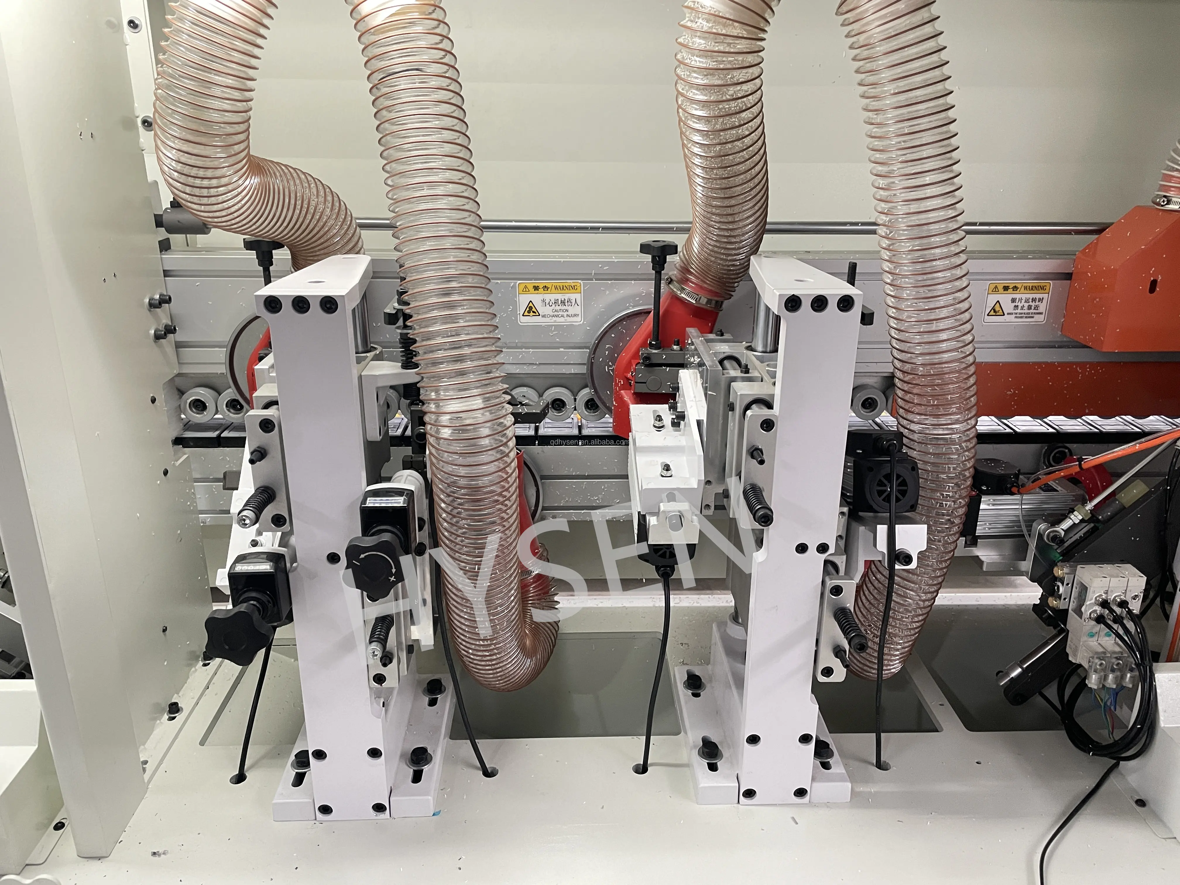 HYSEN woodworking pvc edge banding tape manufacturing machine funiture automatic edge banding machine