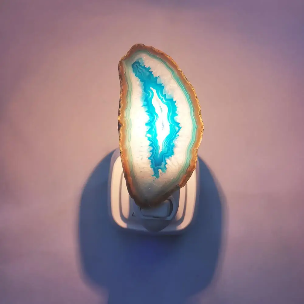 AGATE SLICE NIGHTLIGHT AGATE night light