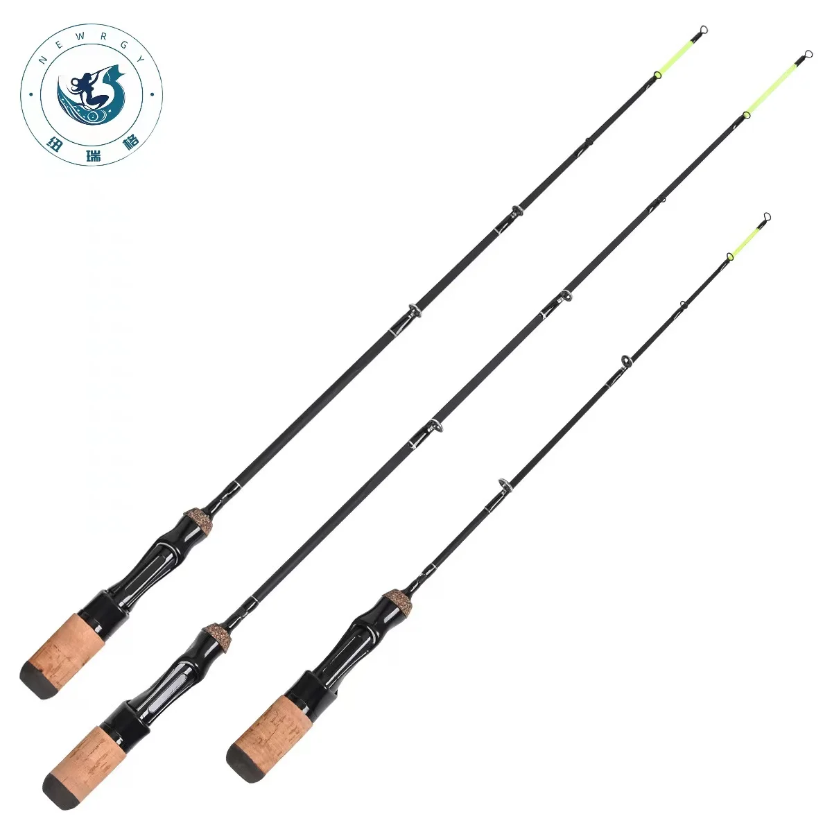 NEWRGY Fishing Rod Carbon Fiber Fishing Rod Spinning Ice Ultralight Fishing Rod