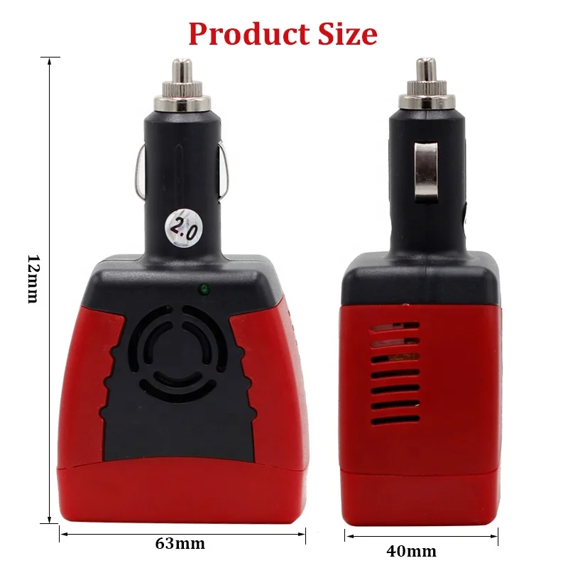 150 Вт Автомобильный USB DC 12V к AC 220V 110V инвертор мощности