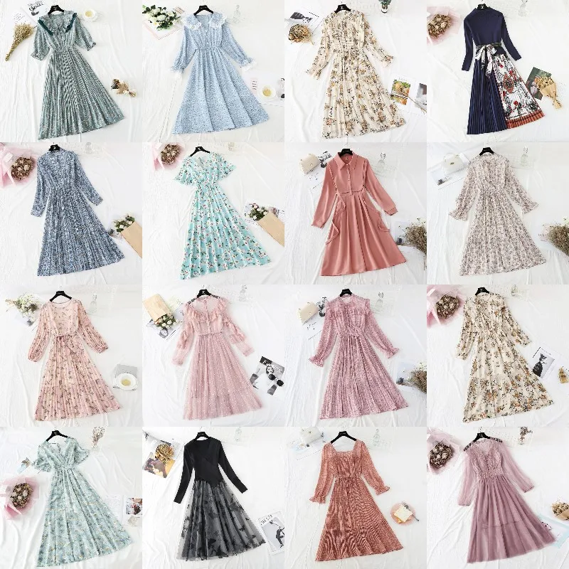 
Minimum factory price lady dress slim casual dress wholesale skirt 