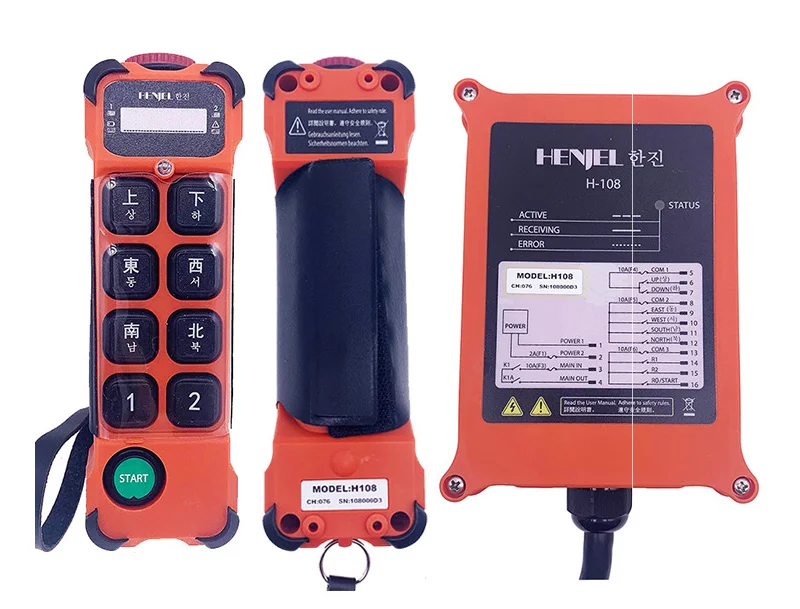 Industrial Wireless Crane Remote Control - Advanced Bridge/Overhead Crane Radio Controller