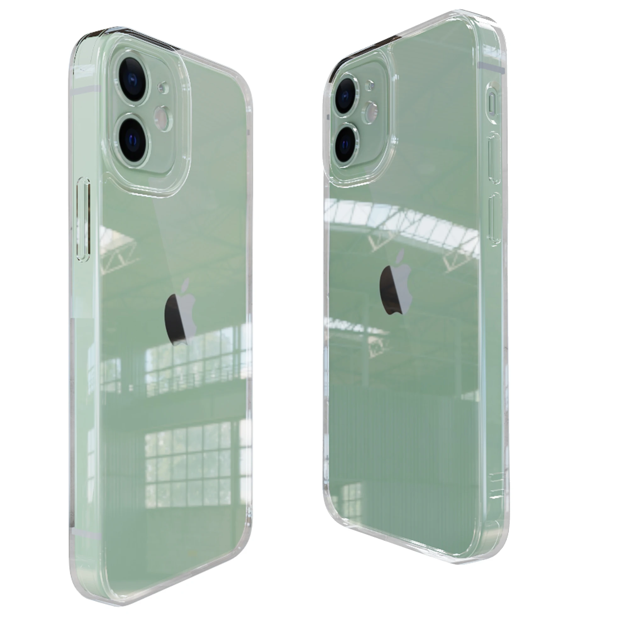 9H Tempered Glass + TPU soft frame high definition Clear mobile Phone Case for iPhone 12 13 14 mini Pro max