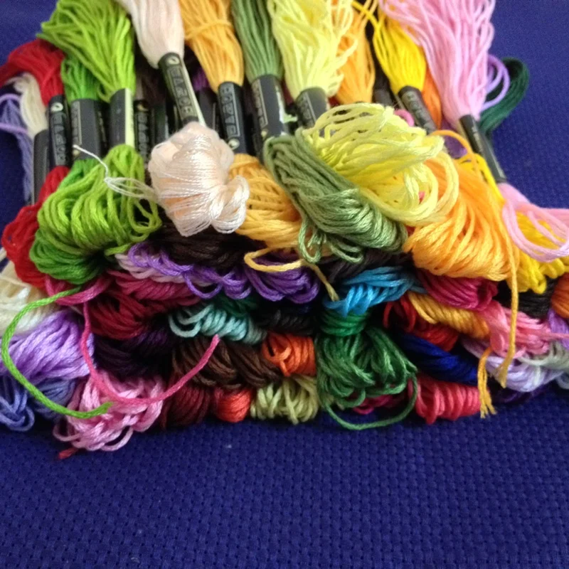 26S/2 *6 cotton  yarn count hand embroidery cross stitch  threads