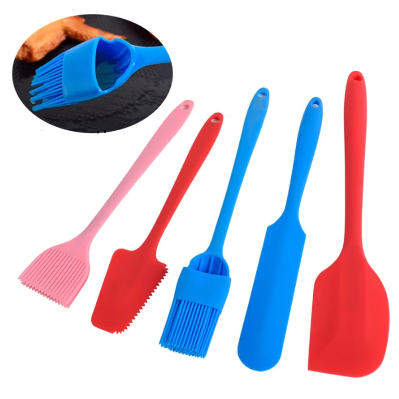 Baking Accessories Tools Luxury Glass Cream Spatula for Cake Oil Dispenser with Brush