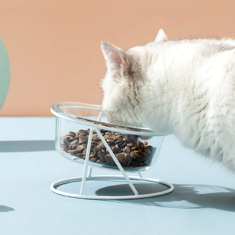 Promotional Simple Design Elevated Cat Bowl Pet Water Food Bowl Double Pet Bowl With Stand