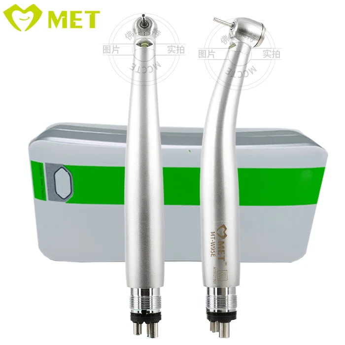 Dental air High Speed Push Button LED Dental Handpiece 4 holes 2 holes air turbine handpiece for dental unit cutting tools