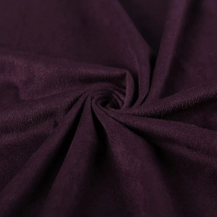 
Shaoxing textile 100% polyester suede knitted fabric for pouch in jewelry packaging & display 
