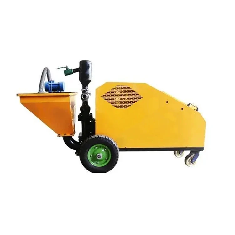 New Type Cement Sprayer High Power Double Cylinder Plunger Mortar Spraying Machine