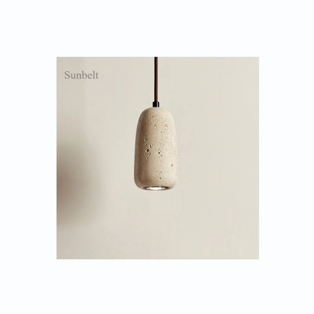 D7454 travertine restaurant decoration pendant light lighting luminaire ceiling lamp chandelier pendant lighting