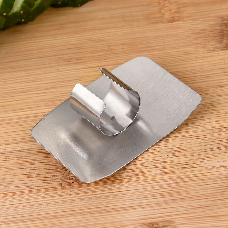 Stainless Steel Finger Guard Finger Hand Cutting Protector Knife Cut Finger Protection Tool Kitchen Knives & Accessories