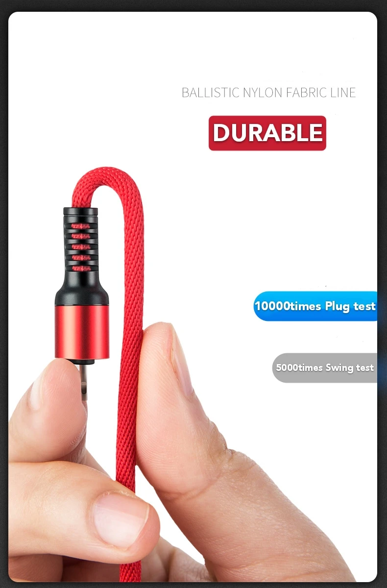 Кабель с разъемом USB Type-C для быстрой зарядки USB-C Быстрая зарядка мобильных телефонов на Android кабель передачи данных
