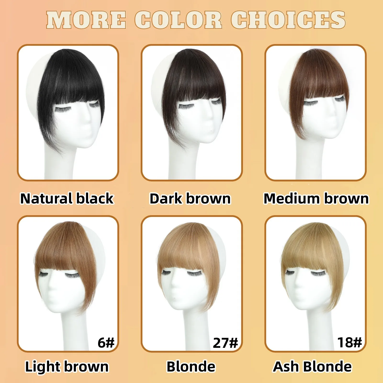 100% Real Human Bang Hair Piece Clip In Hair Extension Bang Women Natural Air Bangs Thick Clip
