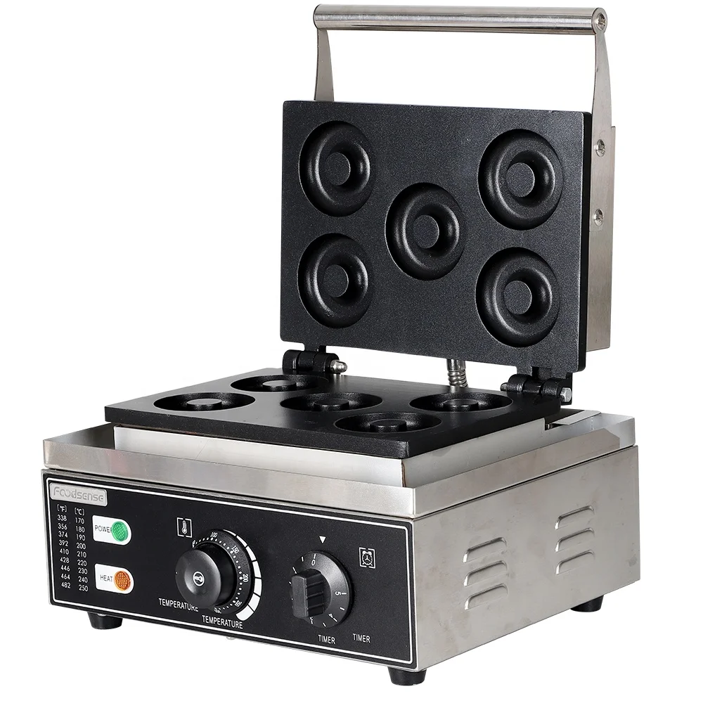 Automatic Commercial Electric Donuts Making To Non Stick Waffle Mini Doughnut Baker Donut Maker Machines For Snack Bar