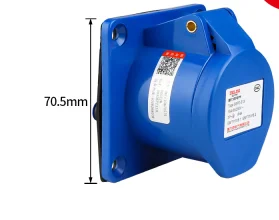 CEE Industrial Plug Socket blue 32 Amp 3 Pin  IP44