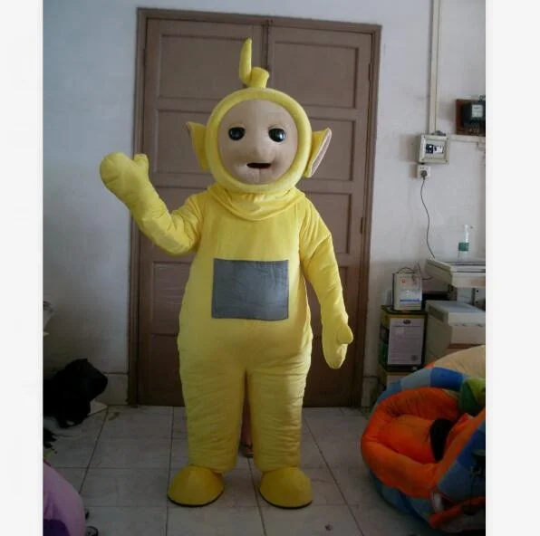 High Quality Teletubbies Costume Mascot Good Ventilation Plush Movie Cartoon Character for Party and Holiday Use