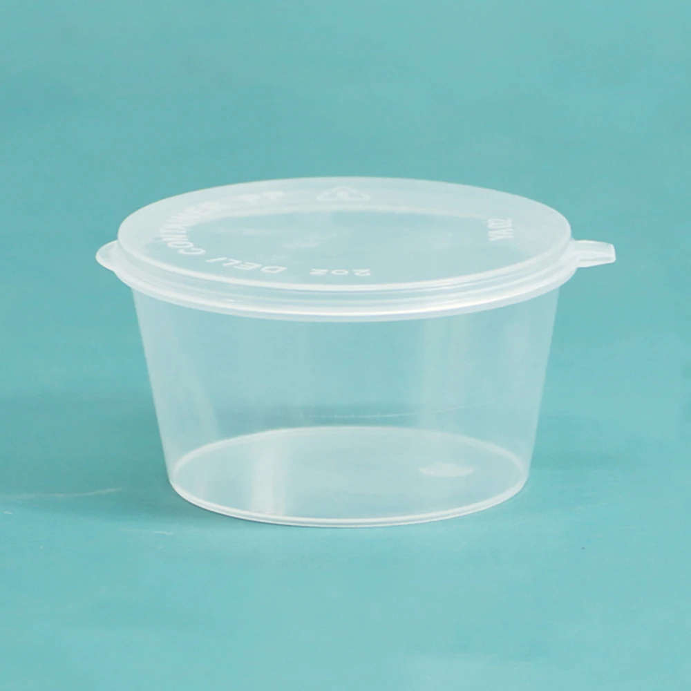 Plastic Sauce Cup Pp Disposable Salt Oil Bread Jelly Fruit Jello Container Snack Candy Take Away Split Box Bins Item