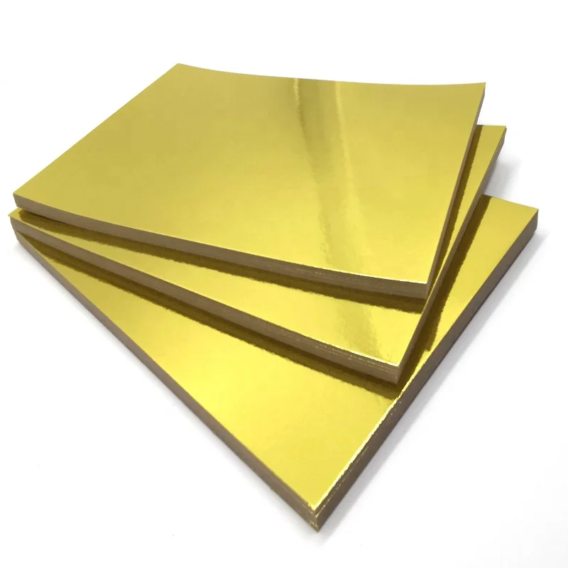 High Quality Recycled Cardboard Paper Metalized Silver Paperboard