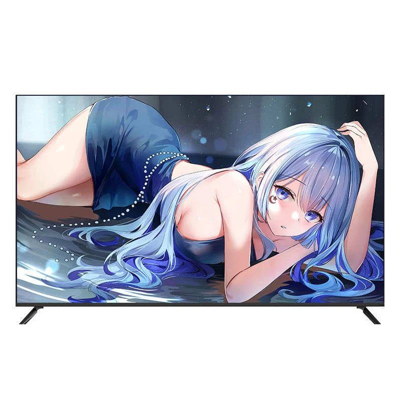 2024 hot Cinema-Quality Sound Fashion 32 43 50 55 65 70 75 85 Inch Full-Screen Display HD WiFi TV Set 4k ResolutionTelevision
