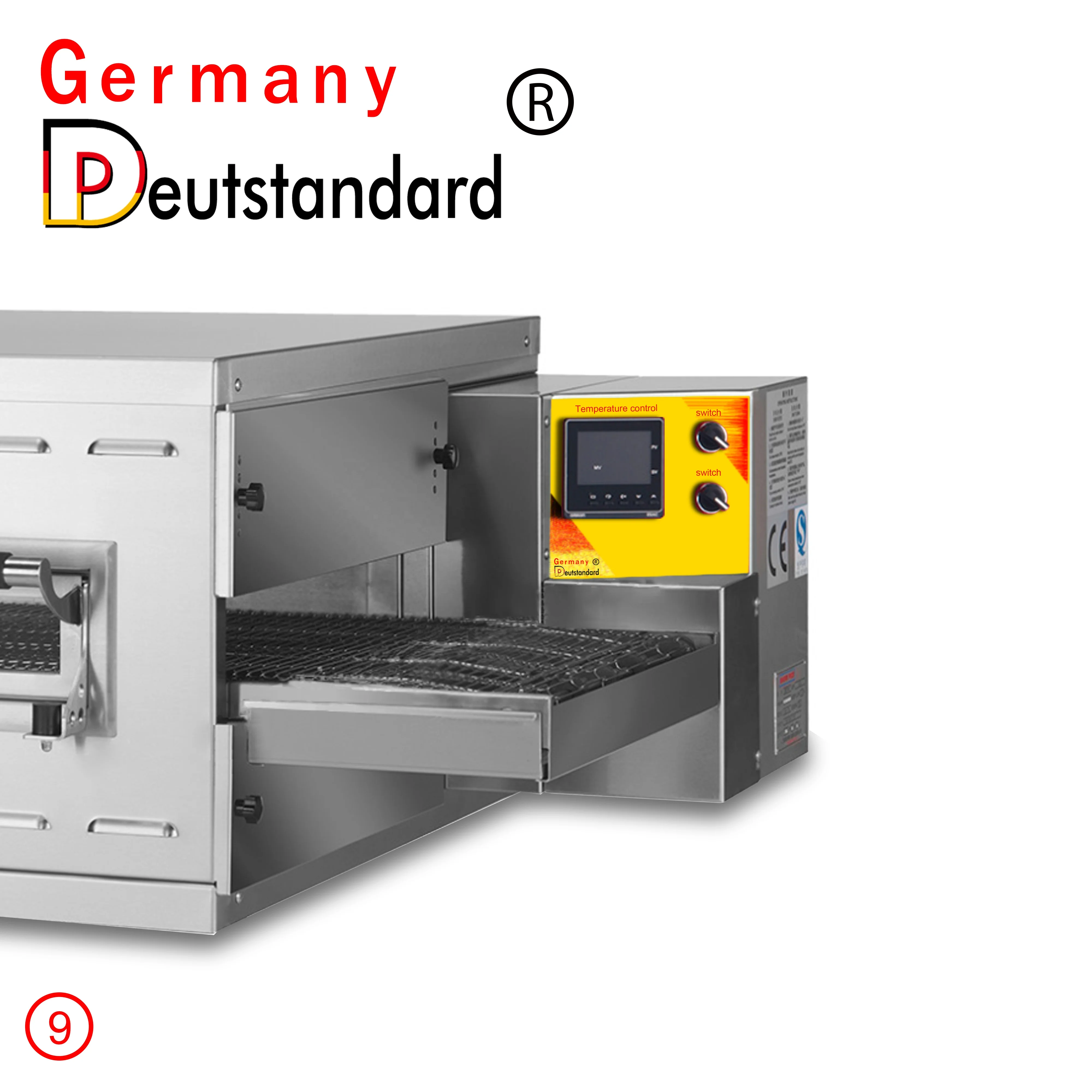 Коммерческая печь для пиццы, электрическая машина для пиццы, быстрый конвейер, пекарские духовки для пиццы с CE