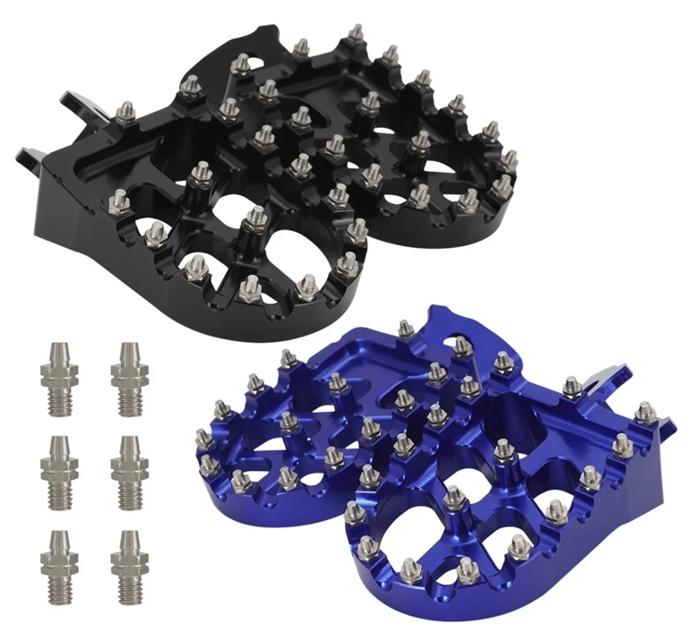 Custom Motorcycle MX Off Road Dirt Bike Pit Bike CNC 6061 T6 Aluminum Alloy Foot Pegs for Yamaha TTR110
