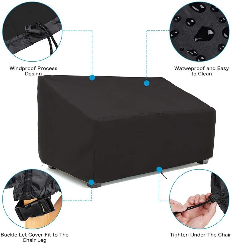 Waterproof 600D stretch sofa covers 2 seater sofa cover sofa throw cover