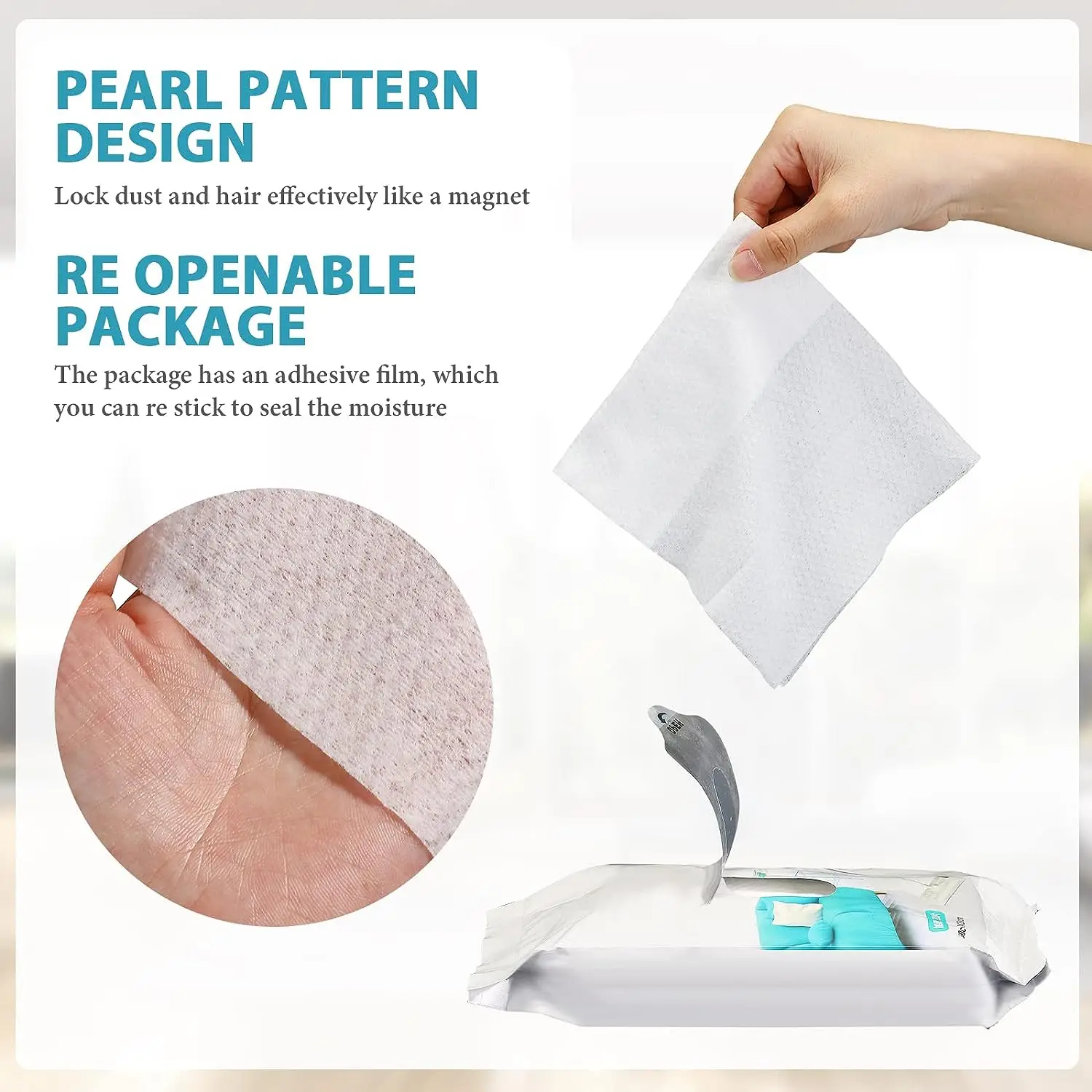 Lookon Trapero Humedo Factory Wholesale Flushable floor wet wipe stand dispenser Wet Wipes For Floor